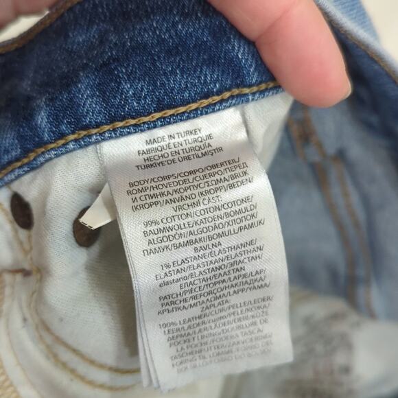 Polo Ralph Lauren Tompkins Mid Rise Skinny Crop Jeans Women's 31x27 Medium Wash - Picture 8 of 8